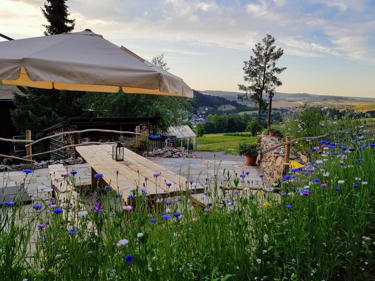 Ferienwohnungen Weißflog Schwarzenberg/Erzgebirge Exterior foto